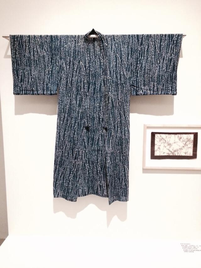 Schablonen zur Herstellung der Muster auf Kimono Ausstellung Logical Rain im Japanischen Palais in Dresden. 