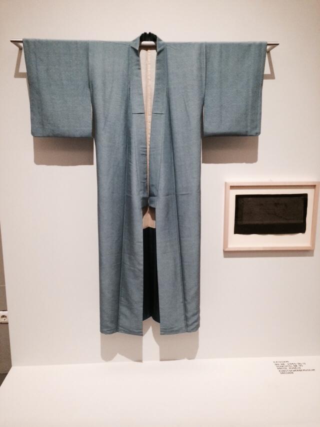 Schablonen zur Herstellung der Muster auf Kimono Ausstellung Logical Rain im Japanischen Palais in Dresden. 