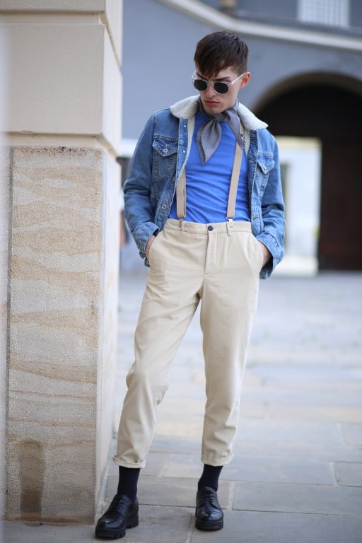 Farm Boy - Denim Jacke von Zara - Zara Studio Collection - Jeans Jacke - Jacke mit Fell - Fashion Blog Männer - Mister Matthew -
