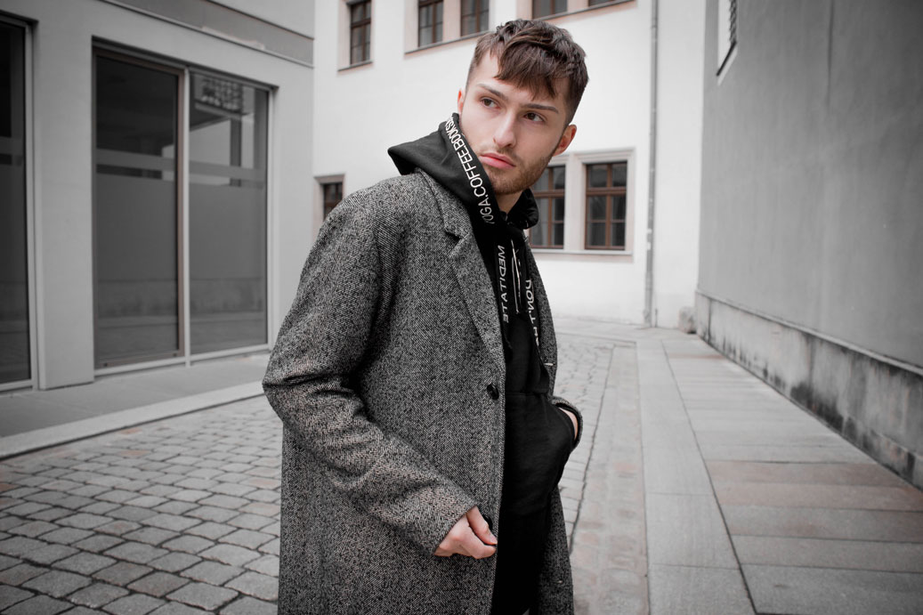 Der modische Ghetto Style Mister Matthew Sweater Slogan Streetstyle Fashionblog für Männer 2