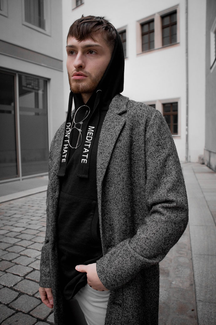 Der modische Ghetto Style Mister Matthew Sweater Slogan Streetstyle Fashionblog für Männer 5
