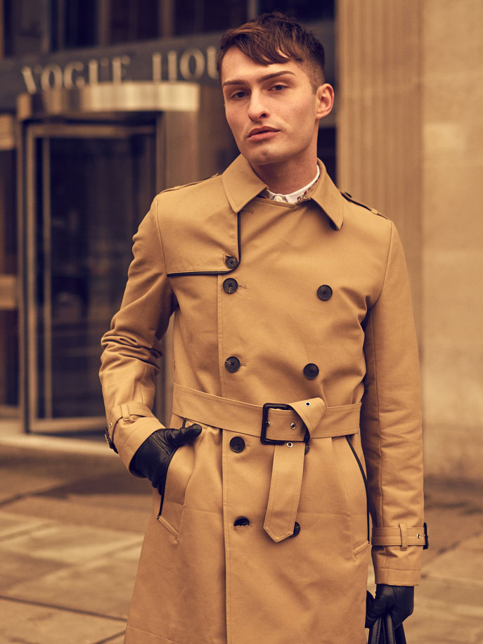 Mister Matthew Vogue und GQ im Trenchcoat Look für Condé Nast in London Fashionblog