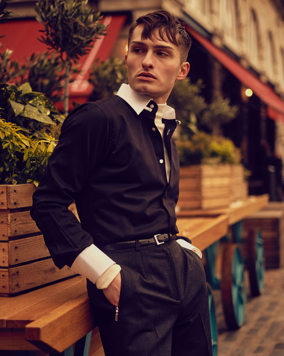 Hemd selbst designen Fashion Blog Männer Mister Matthew für iTailor Covent Garden 2