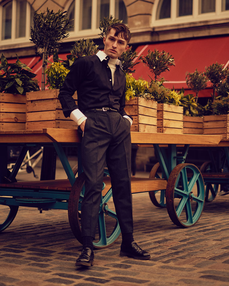 Hemd selbst designen Fashion Blog Männer Mister Matthew für iTailor Covent Garden 4