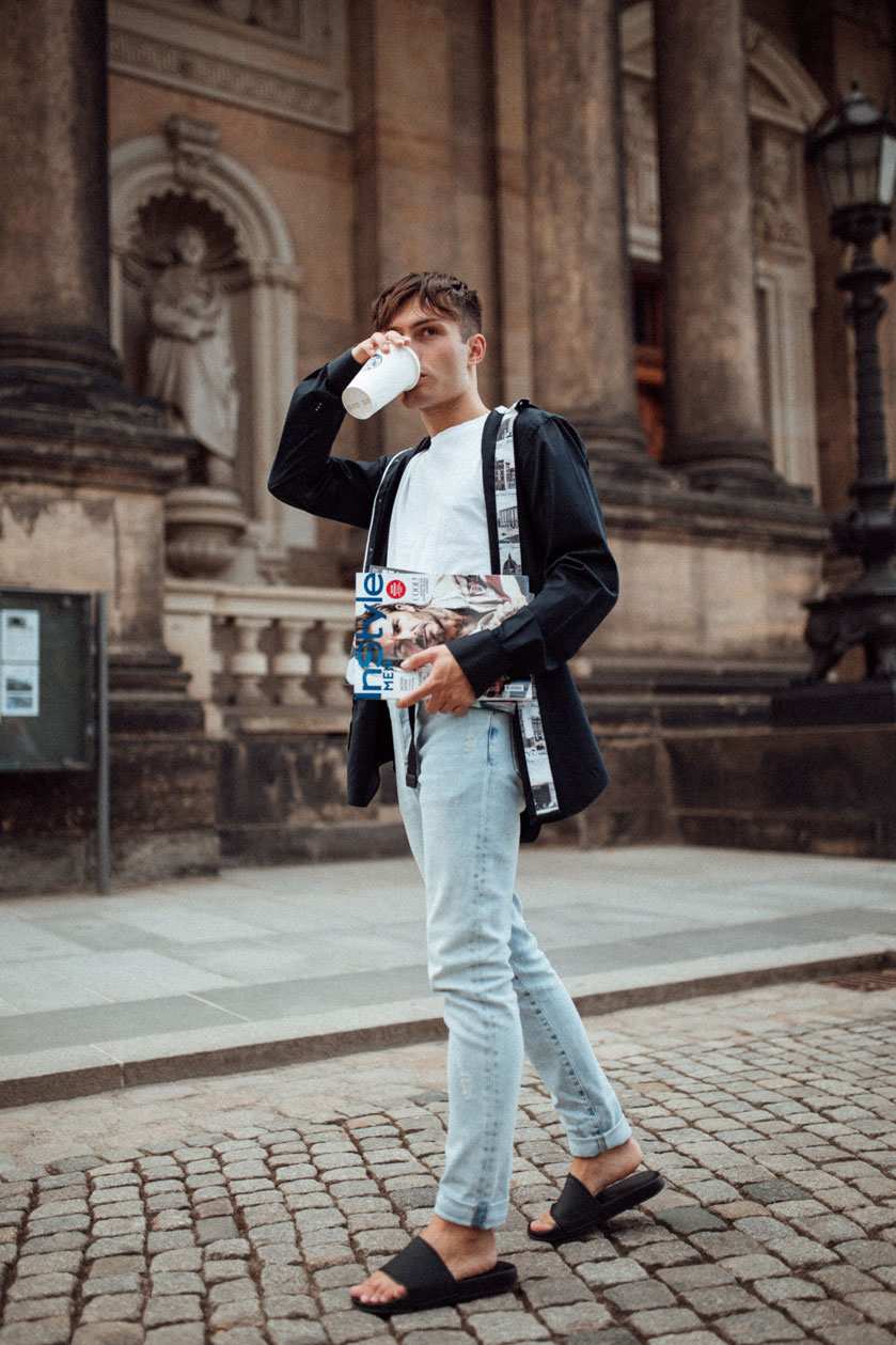 Polyamorie | Kaffee Coffee Cup | Schwarzes Hemd | Black Shirt | Dresden | Albertinum | Fashion Blog für Männer | Mister Matthew 2