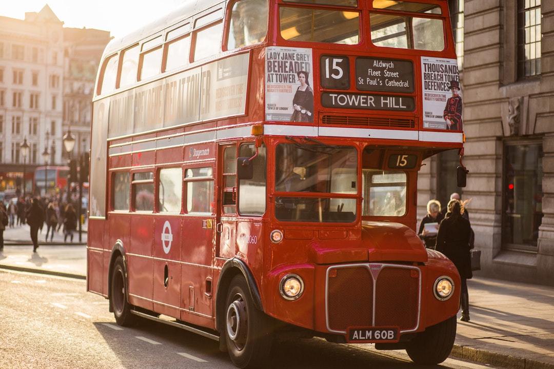 London roter Bus
