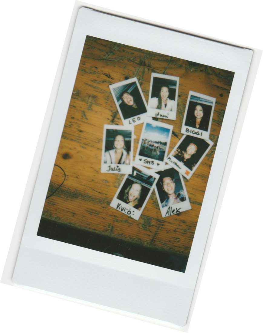 Polaroid SMS Festival Crew.
