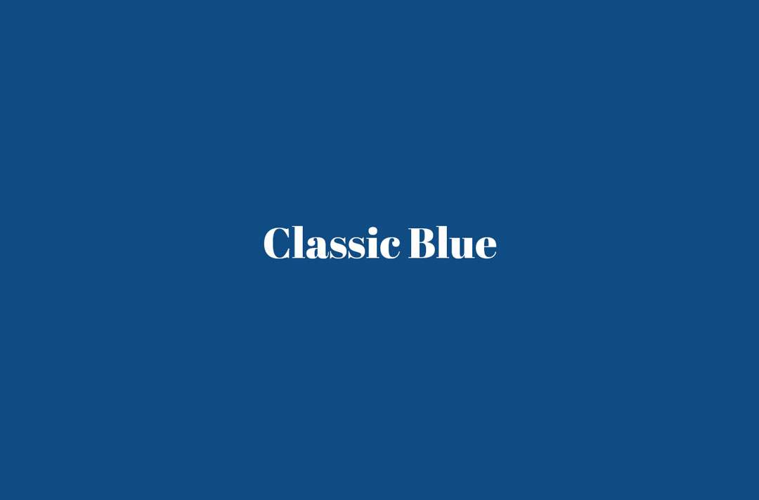 Classic Blue bei den Farbtrends 2020.