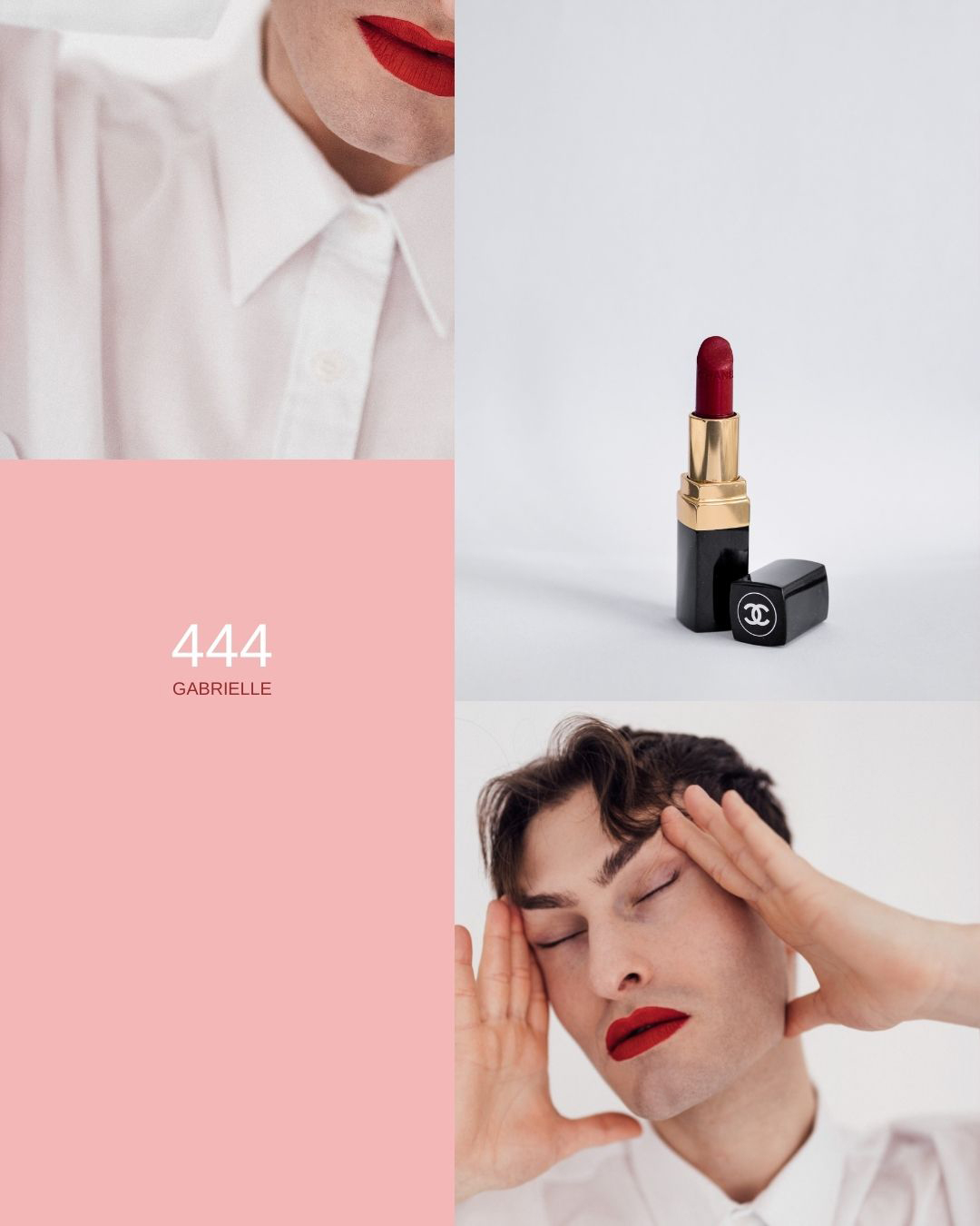 Lippenstift von Chanel in der Farbe Rot für Männer.