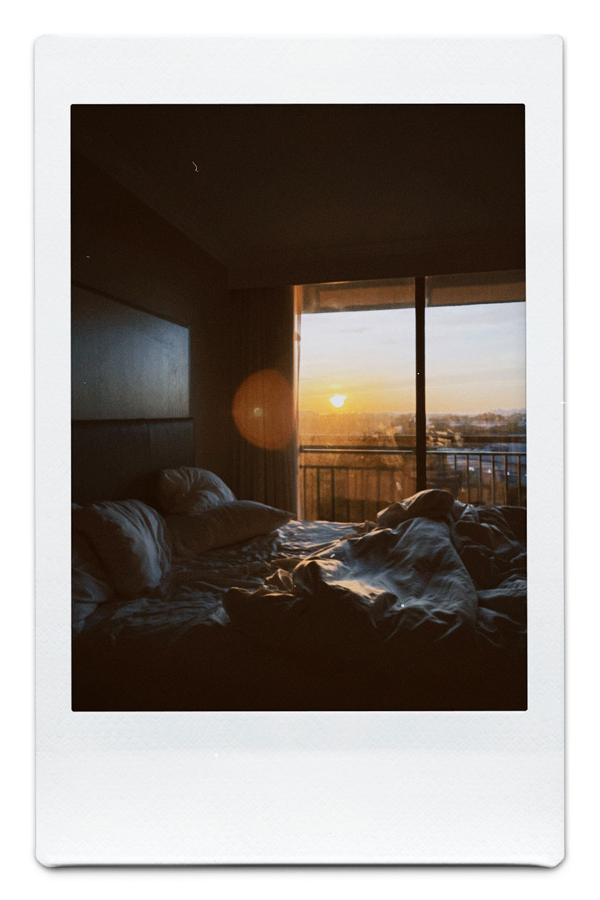 Orlando Reisebericht: Mein Hotelzimmer mit Sonne am Morgen.