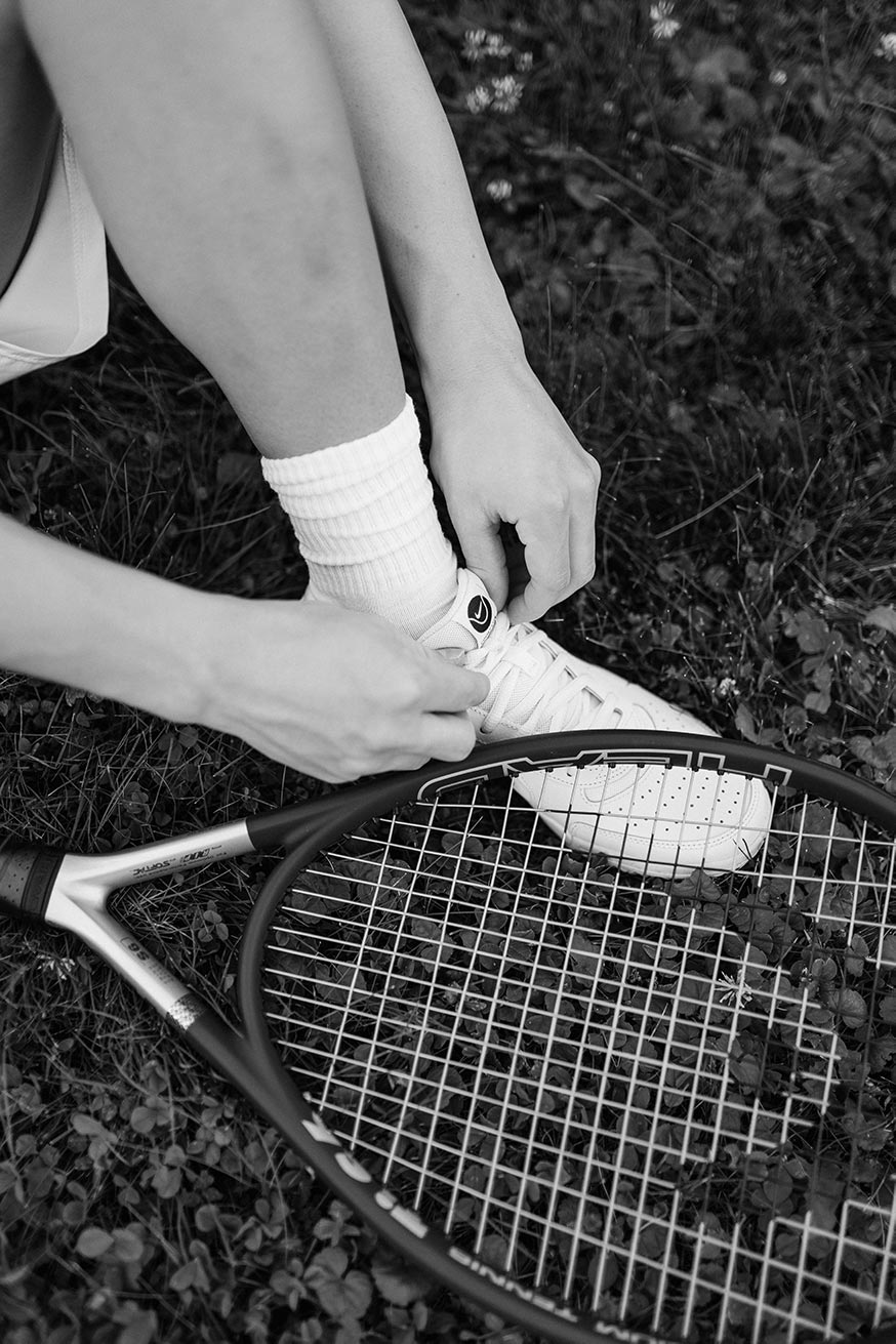 Tennisspielen